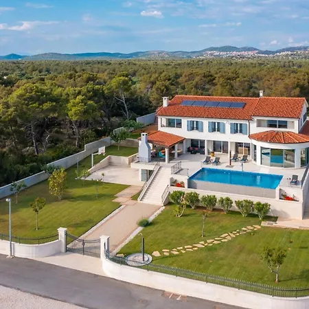 Villa Luxury Sea Whisper Steps From With Indoor & Outdoor Pools Near Sibenik